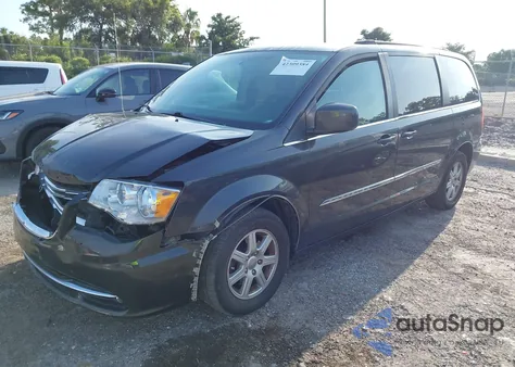 2012 Chrysler Town & Country Touring из США, поврежденный, VIN 2C4RC1BG2CR375624
